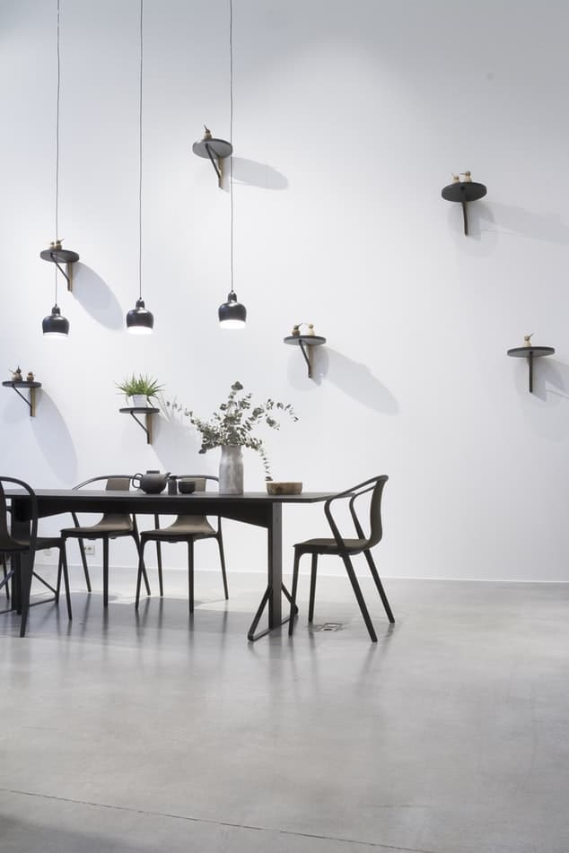 white dining room open and bright